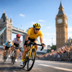 Tour de France Femmes 2027 riders racing in London UK Grand Départ